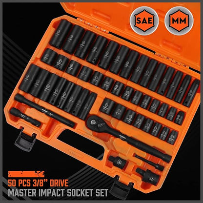 Standard SAE Impact Socket Set