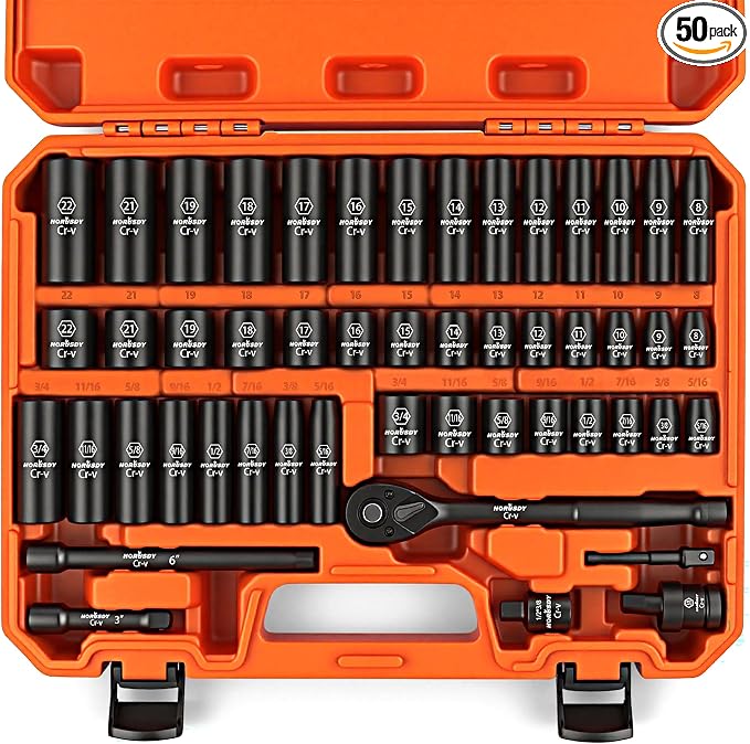 Impact Socket Set — Standard SAE